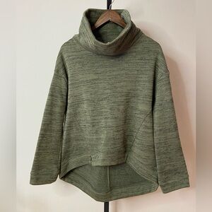 Saturday Sunday Anthropologie loose fit turtleneck sweatshirt